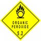 Safety Diamond 25x25mm Class 5.2 Organic Peroxide ea