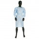 Gown isolation blue Non Sterile/Impervious UNI 10/pkt