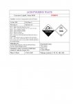 Acid / Pyridine Waste Labels - Per Sheet (2 Labels)
