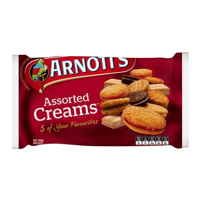 Biscuits Arnotts Assorted Creams 500g - Click Image to Close