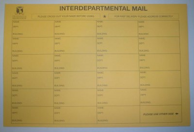 Envelope, Tudor 380 x 255mm (Interdepartmental) Gold 10/pkt - Click Image to Close