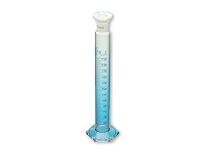 Cylinder Measuring Graduated Stoppered Glass 10ml - Click Image to Close