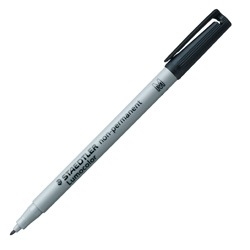 Pen OHP Non-Permanent Medium, Black, 1.0mm - Click Image to Close