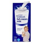 Milk Full Cream, Longlife Full Cream [Coles Brand] 1Lt - Click Image to Close