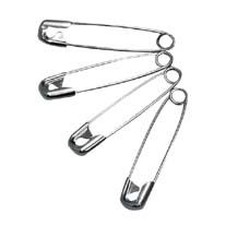 Safety Pins Assorted sizes for First Aid Kits Pkt - Click Image to Close