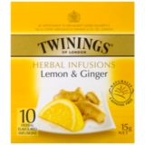 Twinings Herbal Infusions - Lemon & Ginger Tea Bags - Click Image to Close