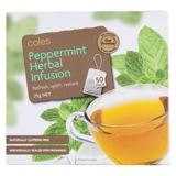 Coles Peppermint Tea Bags 50 pack - Click Image to Close