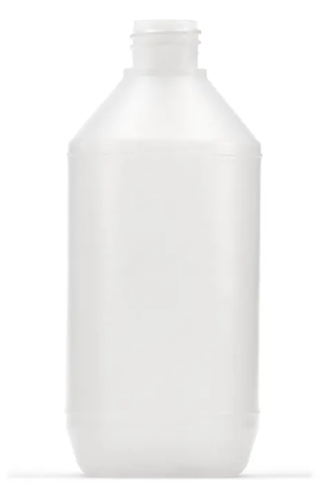 Bottle 500mL round natural HDPE 28mm screw